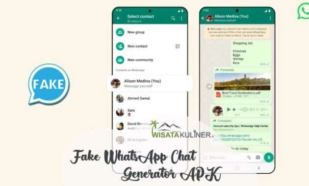Fake WhatsApp Chat Generator APK